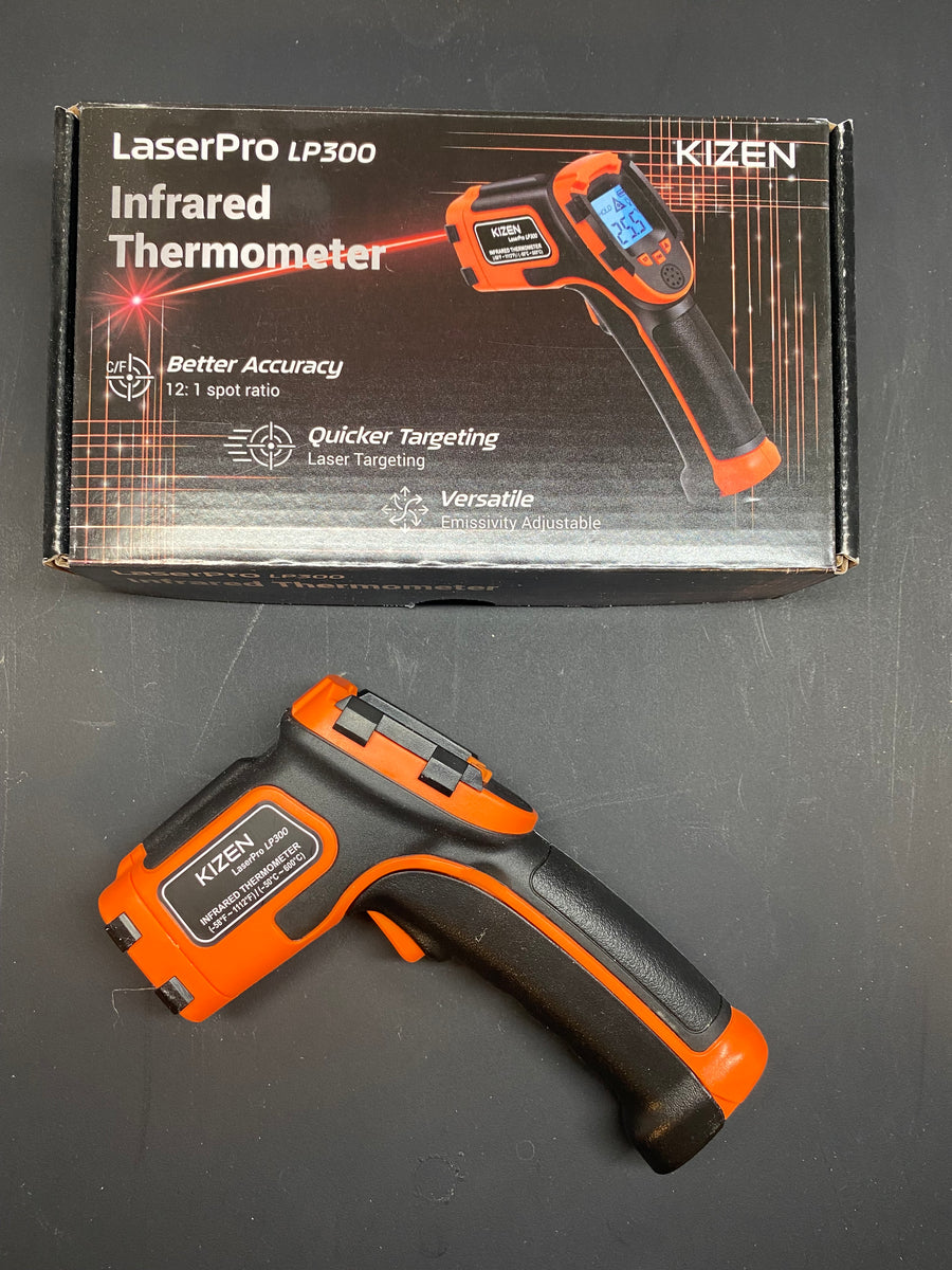 KIZEN Infrared Thermometer Gun (LaserPro LP300) - Handheld Heat Temper